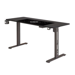 Biurko z regulacją wysokości Cobra ELECTRA CRF14ELBK BLACK, 140 cm