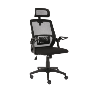Obrotowy fotel do biura Cobra OFFICE ONE HF301BK