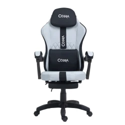 Fotel gamingowy z podnóżkiem Cobra PLAYER 5.0 CRF55GR gray