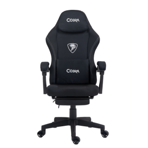 Fotel gamingowy z podnóżkiem Cobra PLAYER 5.0 CRF53BK black