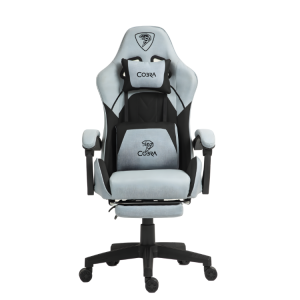 PROMOCJA Fotel gamingowy z podnóżkiem  Cobra PLAYER  5.0 CRF50 white