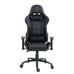 PROMOCJA Skórzany fotel gamingowy Cobra DRACO CRF190 PINK