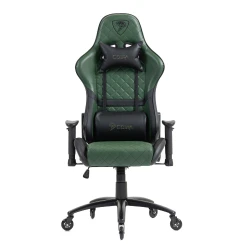 PROMOCJA Skórzany fotel gamingowy Cobra DRACO CRF194 Green