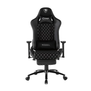 Fotel COBRA REBEL 5.0 Large CR500P z podnóżkiem