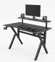PROMOCJA Biurko gamingowe Cobra CR4009BK czarne 120 cm