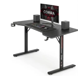 Biurko gamingowe Cobra CR4574BK czarny 120 cm