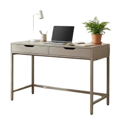 Ergonomiczne biurko do biura z szufladami Cobra CROWN HD402GY, szary 100x48 cm
