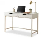 Ergonomiczne biurko do biura z szufladami Cobra CROWN HD401WH, biały 100x48 cm