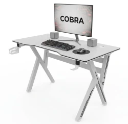 Biurko do komputera COBRA CR2010WH Białe 100 cm