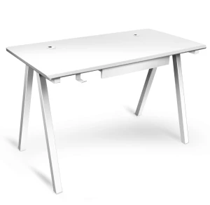 Biurko komputerowe Cobra Nova HD421WH białe 120x60 cm z matowym blatem