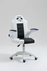 PROMOCJA Fotel gamingowy dla dziecka Cobra JUNIOR CRF-2303 (skórzany)