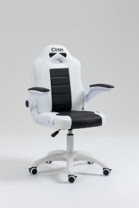 PROMOCJA Fotel gamingowy dla dziecka Cobra JUNIOR CRF-2303 (skórzany)