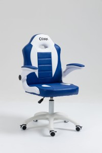 Fotel gamingowy dla dziecka Cobra JUNIOR CRF-2305 (skórzany)